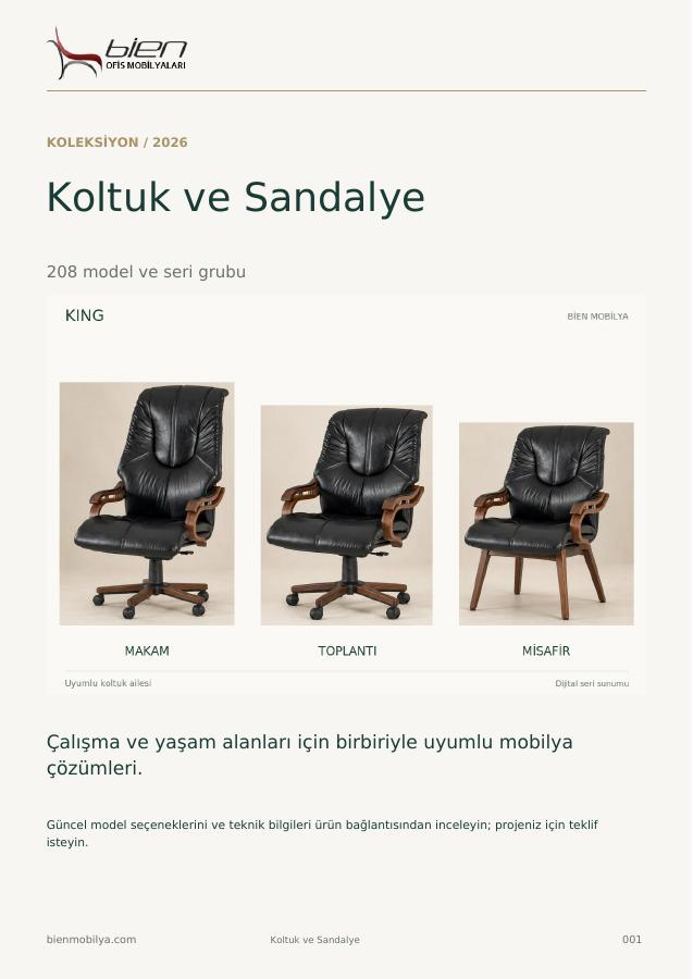 Koltuk ve Sandalye katalog kapağı